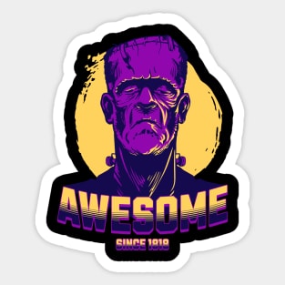 Awsome Frankenstein Sticker